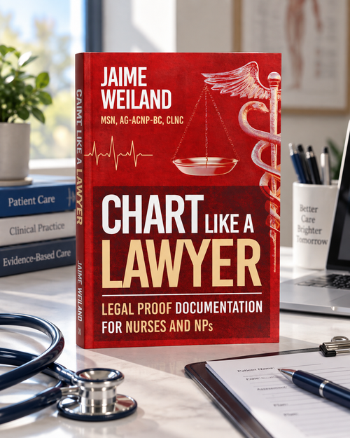Chart Like a Lawyer: Legal-Proof Documentation for Nurses & NPs – Jaime Weiland (Paperback)