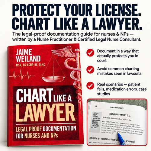 Chart Like a Lawyer: Legal-Proof Documentation for Nurses & NPs – Jaime Weiland (Paperback)